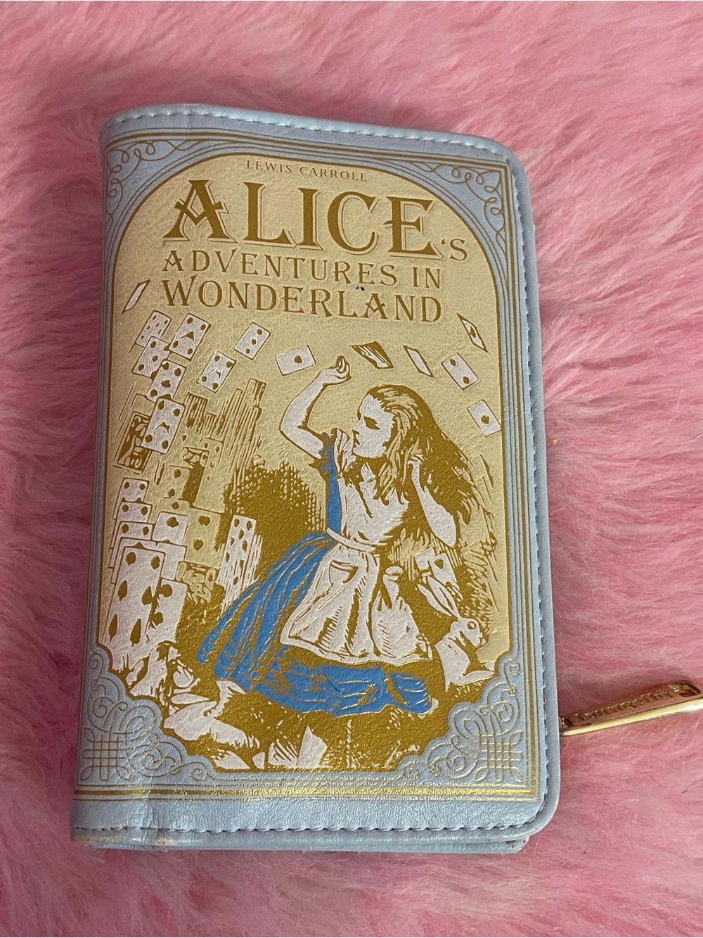RARE Loungefly Alice in wonderland Lewis Carroll wallet BAM Disney Victorian